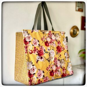 Shopping Bag Fior yellow