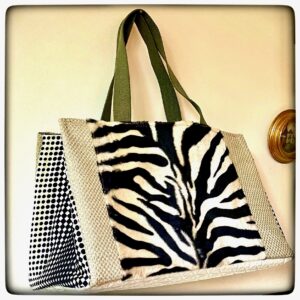 Baby Shopping Bag Zebra Multi
