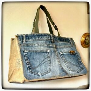 Baby Shopping Bag Jeans/Poste